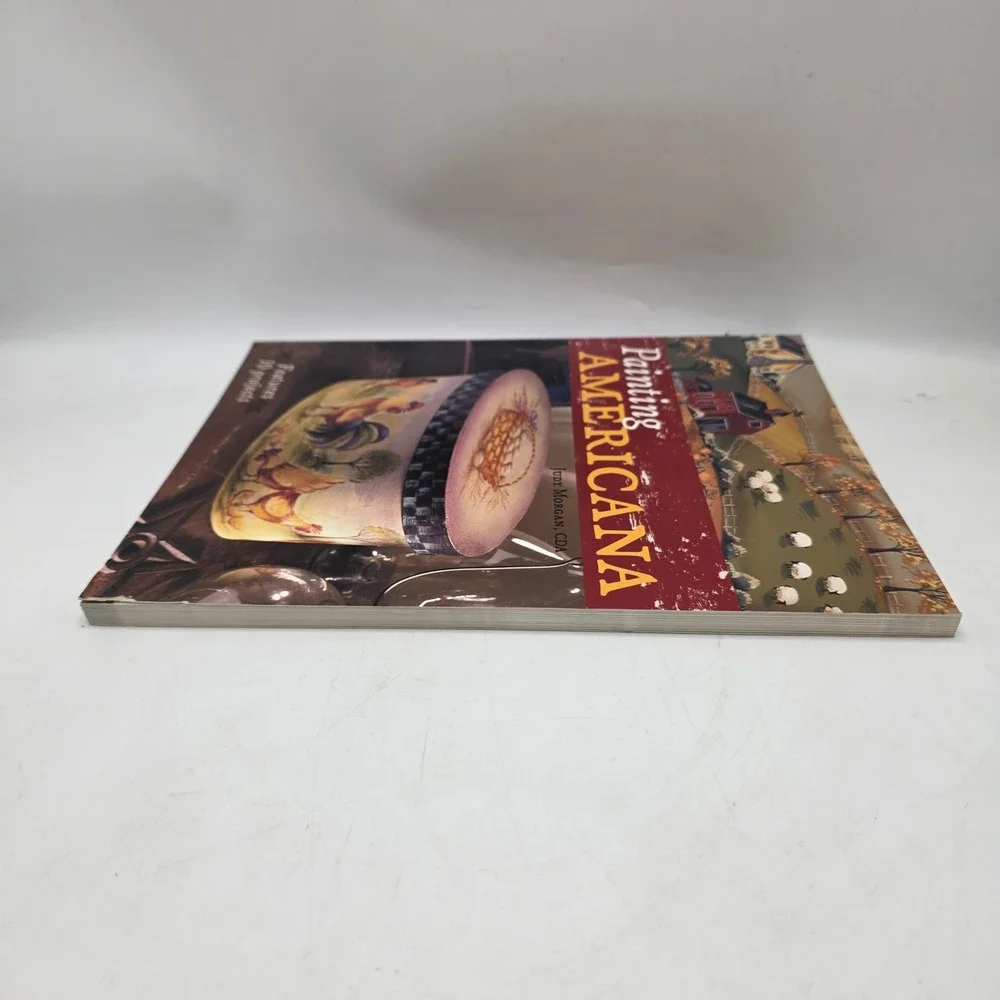 Judy Morgan Painting Americana Book Folk Art Decorative Tole Painting Farmhouse